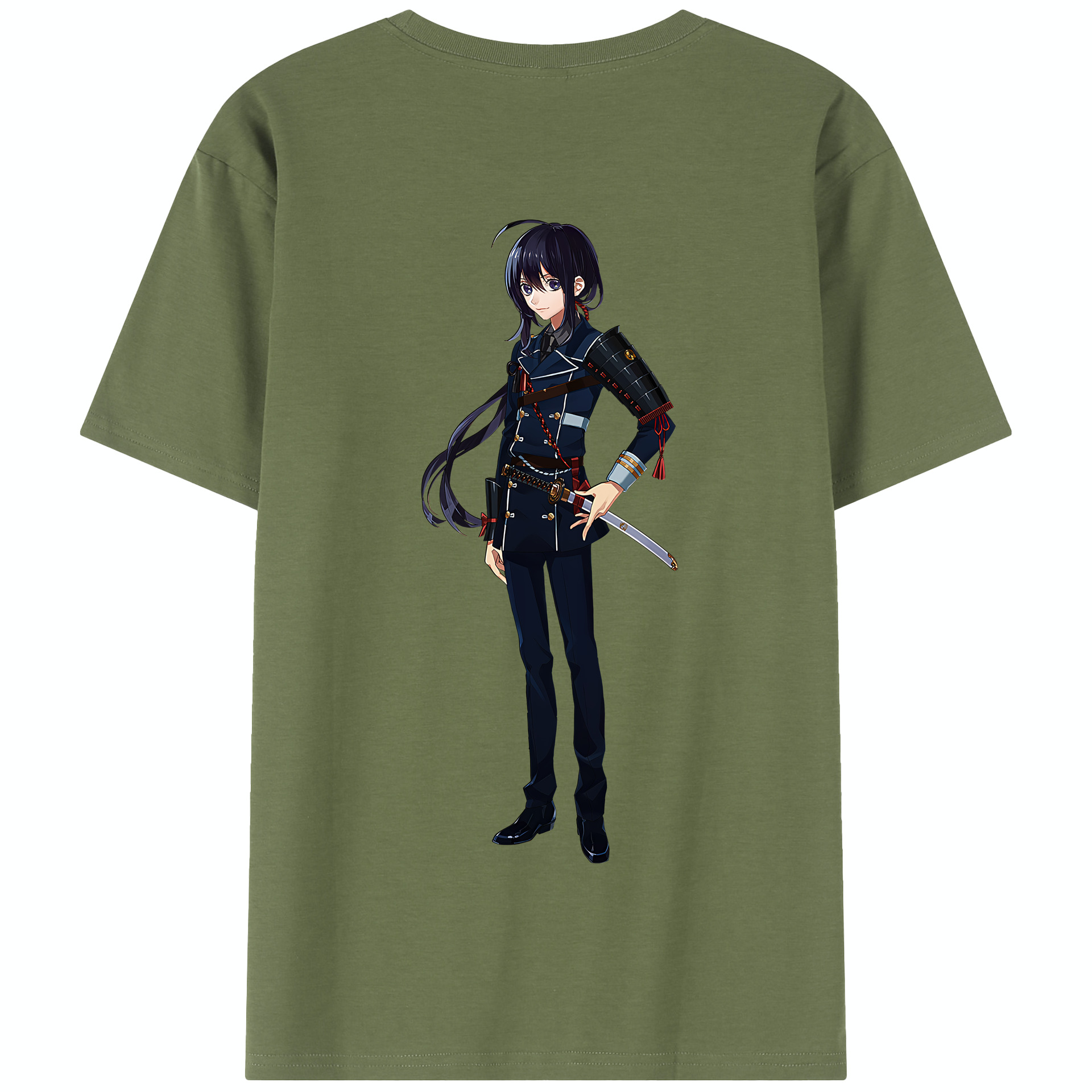 （画像用） 刀剣乱舞 Touken Ranbu 綿100％半袖Tシャツ（背面プリント）